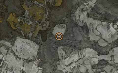 Map crop showing Journals #1 in the Castigator's Keep area of Fallgrim