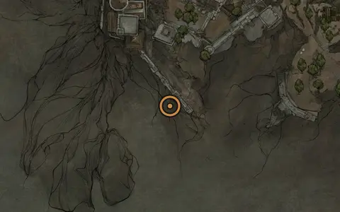 Map crop showing Ovum #3 in the Withered Shoals area of Fallgrim