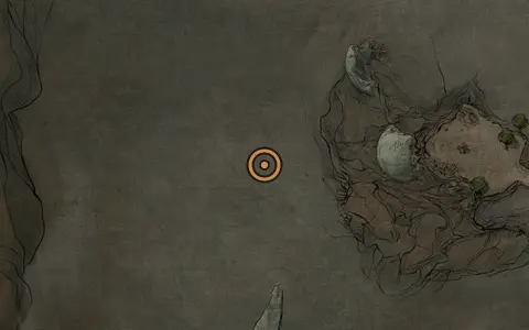 Map crop showing Garrick's Den (Prologue) in the Prologue area of Fallgrim