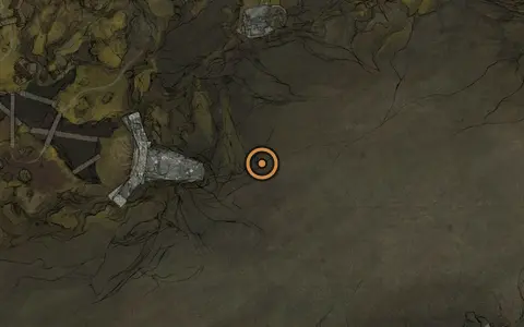 Map crop showing Seeping Mire in the Glutted Mire area of Fallgrim