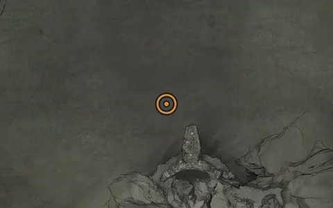 Map crop showing Glimpse #37 in the Sanguine Caverns area of Fallgrim
