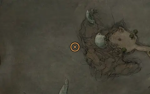 Map crop showing Untarnished Seal (Prologue) in the Prologue area of Fallgrim