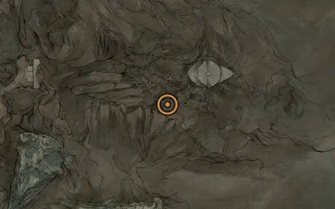 Map crop showing Glimpse #1 in the The Marrow Keep area of Fallgrim