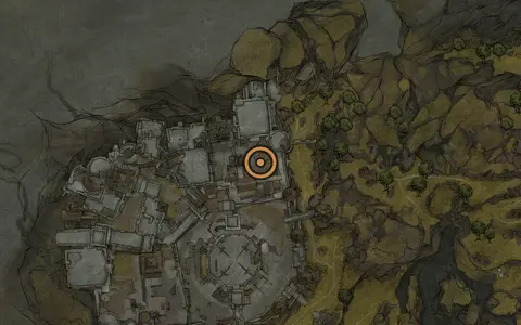 Map crop showing Citadel of Penance in the Citadel of Penance area of Fallgrim