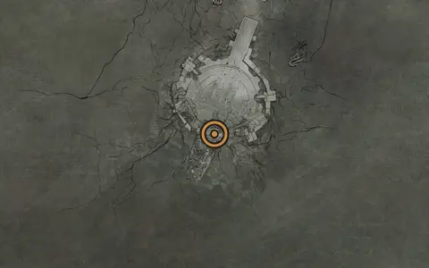 Map crop showing Faded Citadel in the Faded Citadel area of Fallgrim