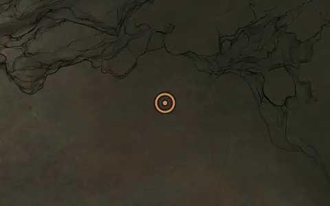 Map crop showing Glimpse #55 in the The Unfound Path area of Fallgrim