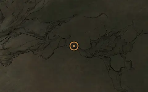 Map crop showing Glimpse #53 in the The Unfound Path area of Fallgrim