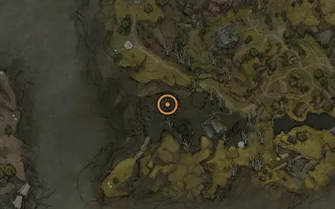 Map crop showing Glimpse #41 in the Widow's Overlook area of Fallgrim