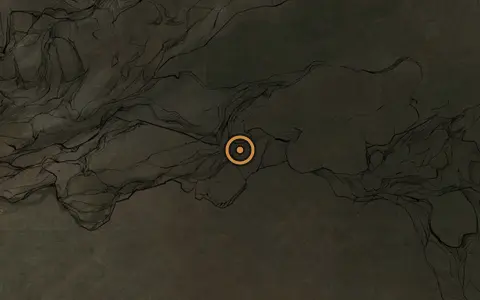 Map crop showing Glimpse #51 in the The Unfound Path area of Fallgrim