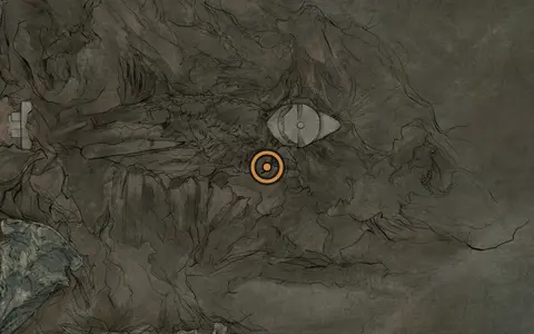 Map crop showing Location: Cursed Child in the The Marrow Keep area of Fallgrim