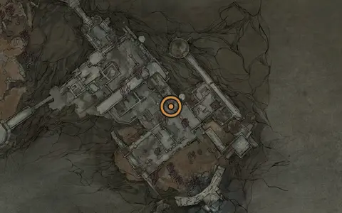Map crop showing Glimpse #8 in the Sester's Refuge area of Fallgrim