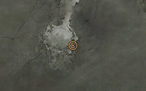 Map crop showing Glimpse #17 in the Faded Citadel area of Fallgrim