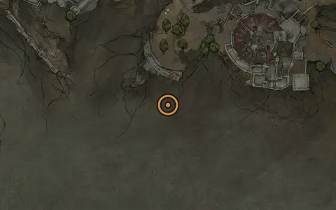 Map crop showing Glimpse #22 in the Lonesome Spire area of Fallgrim