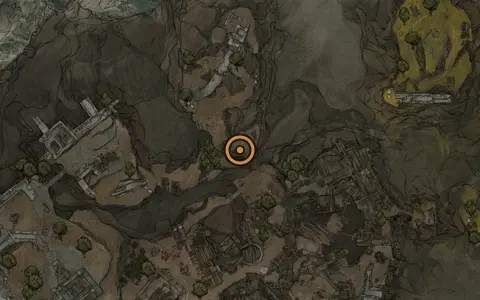 Map crop showing x3 in the Deserted Slums area of Fallgrim