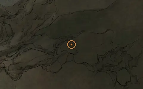 Map crop showing Brether's Court in the The Unfound Path area of Fallgrim