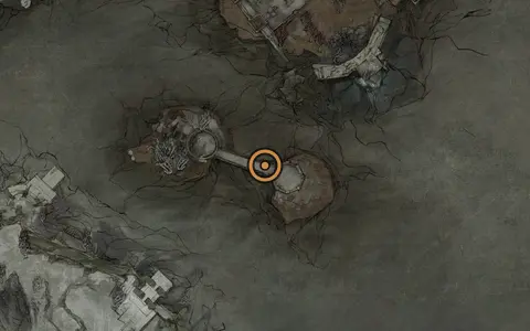 Map crop showing Glimpse #14 in the Forgotten Tower area of Fallgrim