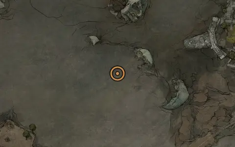 Map crop showing Ovum #6 in the Prisoners' Domain area of Fallgrim