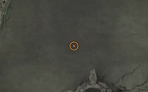 Map crop showing Sanguine Shoreline in the Sanguine Caverns area of Fallgrim