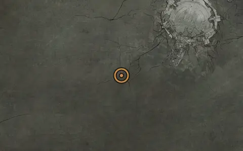 Map crop showing Solnir Shard in the Faded Citadel area of Fallgrim