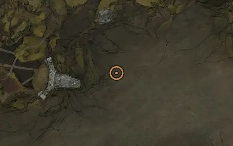 Map crop showing Magdalena's Glade in the Glutted Mire area of Fallgrim