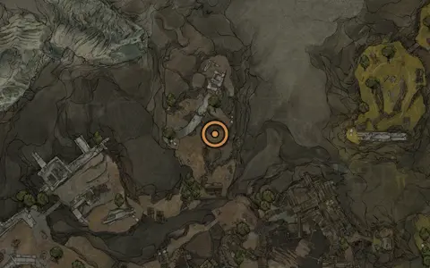 Map crop showing Ovum #1 in the Deserted Slums area of Fallgrim