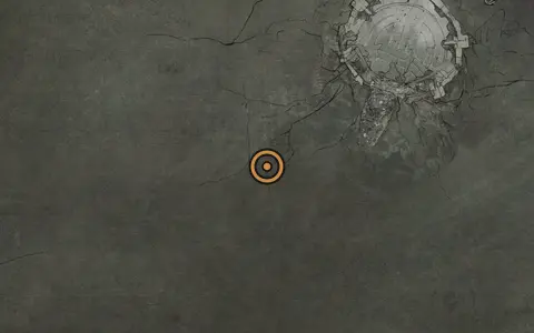 Map crop showing Ovum #20 in the Faded Citadel area of Fallgrim