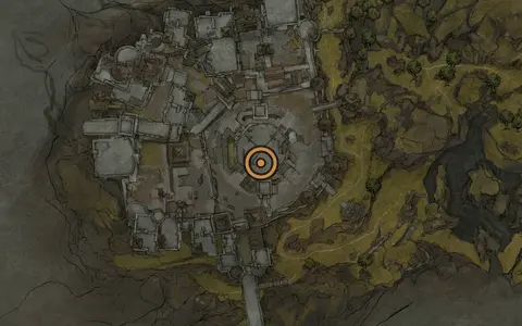 Map crop showing Eredrim in the Citadel of Penance area of Fallgrim