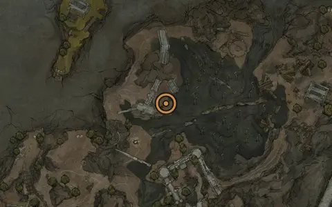 Map crop showing Fainweald [1] in the The Hag's Path area of Fallgrim