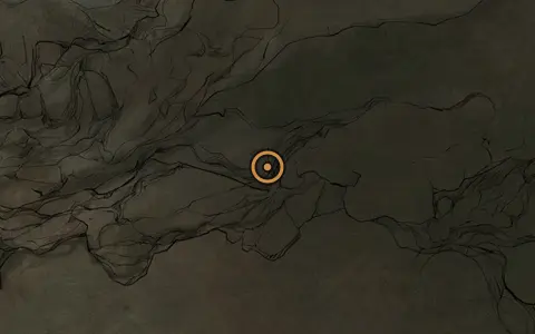 Map crop showing Glimpse #50 in the The Unfound Path area of Fallgrim