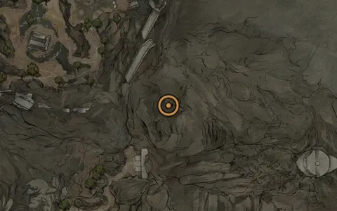 Map crop showing Genessa in the The Marrow Keep area of Fallgrim