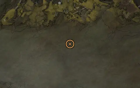 Map crop showing Basement Key in the Mushroom Village area of Fallgrim
