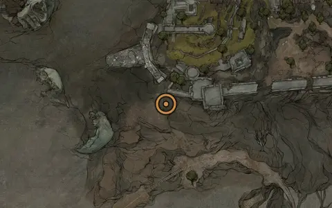 Map crop showing 3x Ovum in the Ruins of Nochte area of Fallgrim