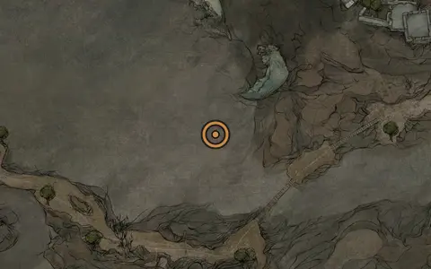 Map crop showing Ovum #4 in the Prisoners' Domain area of Fallgrim
