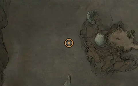 Map crop showing Disciples's Grotto (Prologue) in the Prologue area of Fallgrim