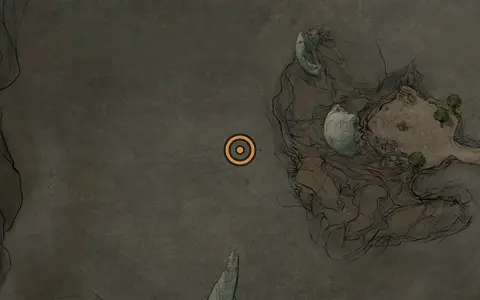 Map crop showing Muradean Actuator in the Prologue area of Fallgrim