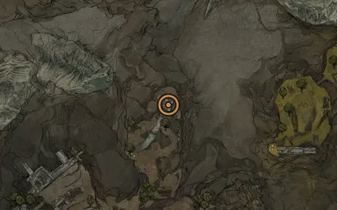 Map crop showing Bellkeeper's Corner in the Deserted Slums area of Fallgrim