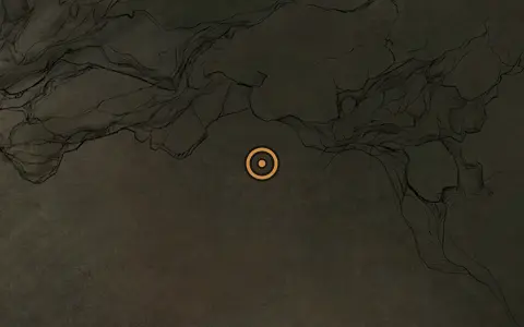 Map crop showing Glimpse #54 in the The Unfound Path area of Fallgrim
