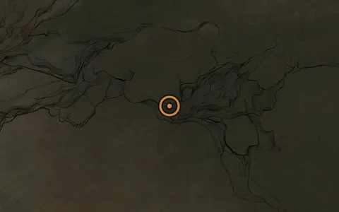 Map crop showing Journals #16 in the The Unfound Path area of Fallgrim
