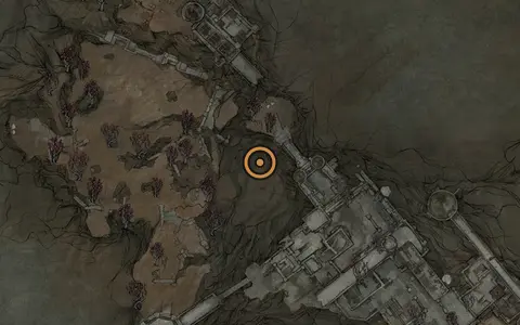 Map crop showing Ovum #15 in the Revenant Graves area of Fallgrim
