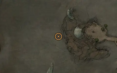 Map crop showing Naylshotte (Prologue) in the Prologue area of Fallgrim