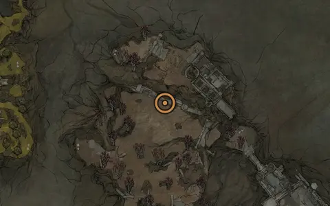 Map crop showing Glimpse #7 in the Revenant Graves area of Fallgrim