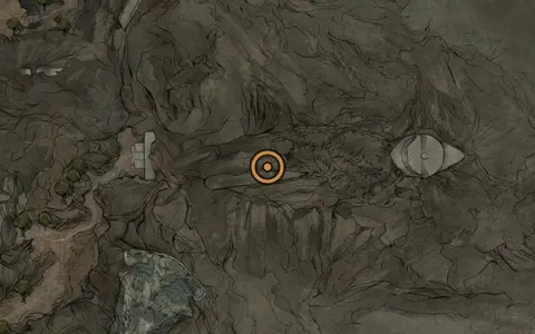 Map crop showing Marrow Keep in the The Marrow Keep area of Fallgrim