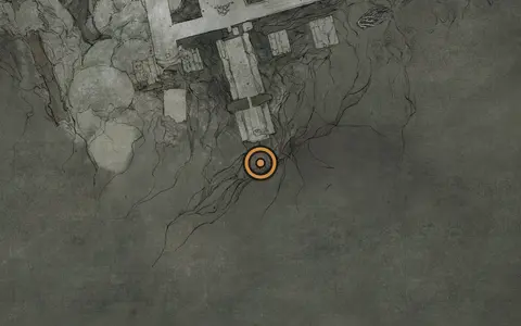 Map crop showing Sariel in the The Silent Steps area of Fallgrim