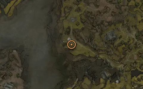 Map crop showing Journals #9 in the Widow's Overlook area of Fallgrim