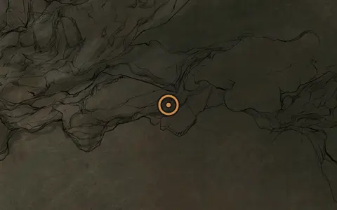 Map crop showing Journals #12 in the The Unfound Path area of Fallgrim