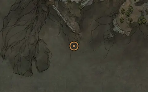 Map crop showing Glimpse #24 in the Withered Shoals area of Fallgrim