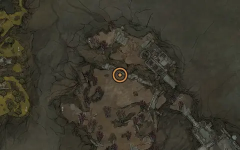 Map crop showing Glimpse #6 in the Revenant Graves area of Fallgrim