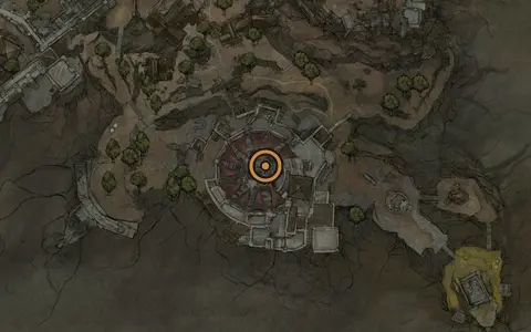 Map crop showing Ballistazooka in the Lonesome Spire area of Fallgrim