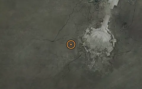 Map crop showing Scholar-Prince's Chamber in the Faded Citadel area of Fallgrim