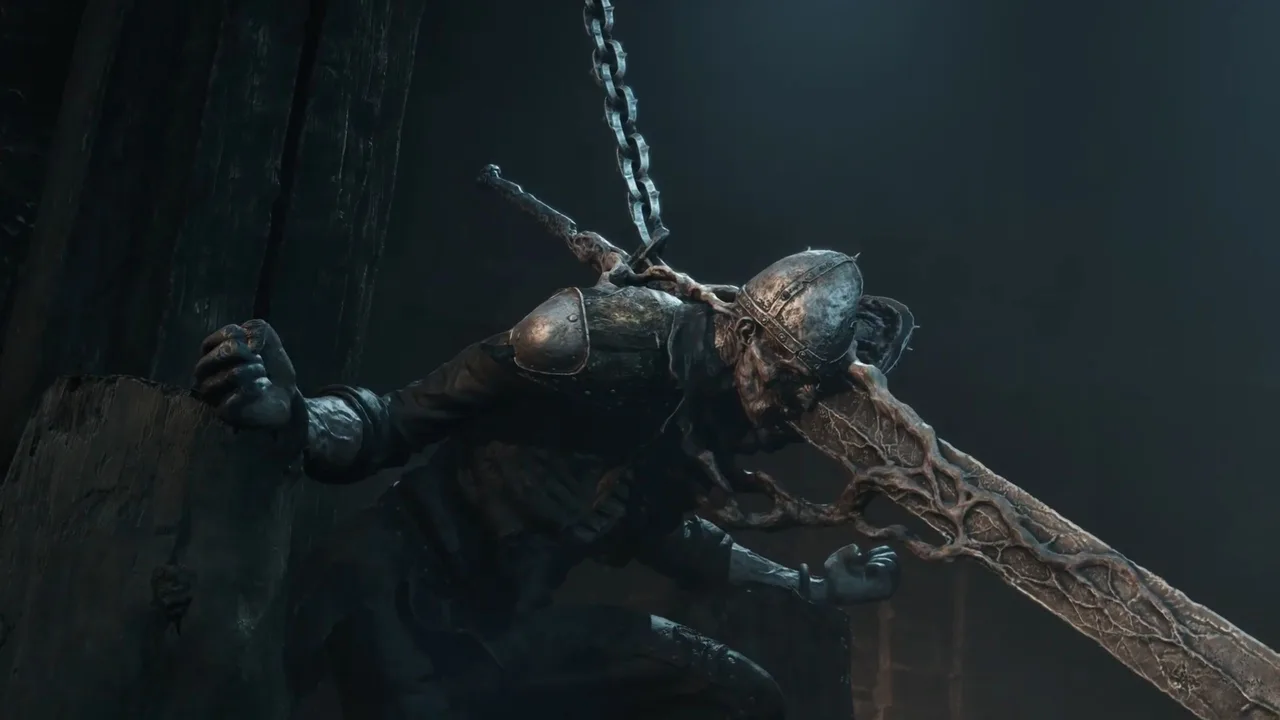 Image showing the Nameless Captive Boss during a Cutscene in Prisoner's Domain